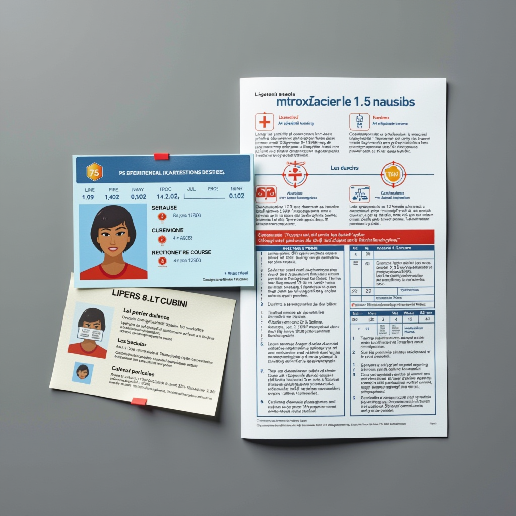 Permis de conduire français avec des points visibles, calendrier de stage de sensibilisation et documents informatifs sur la récupération de points